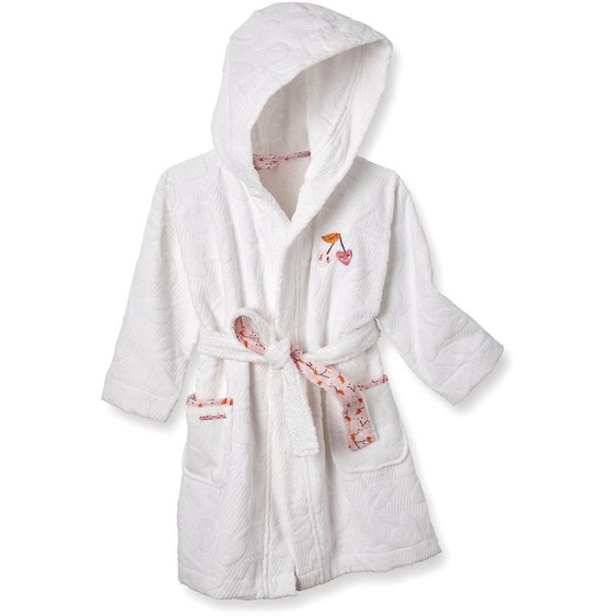 Peignoir De Bain Escapade Kawaii Coton Blanc