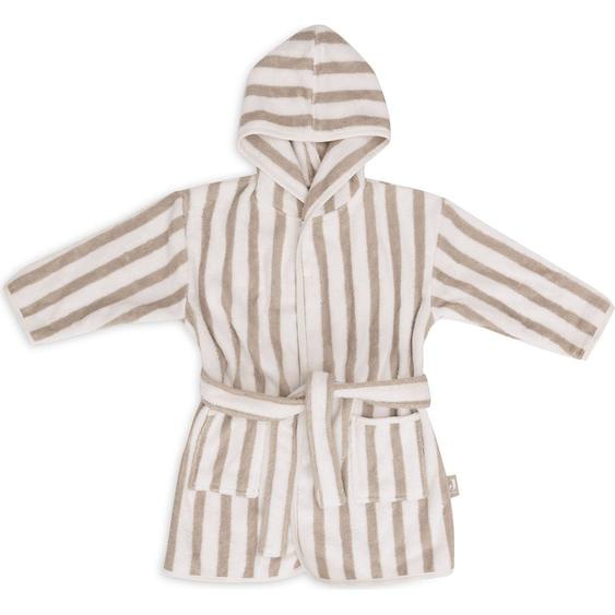 Peignoir En Éponge Beige, Blanc