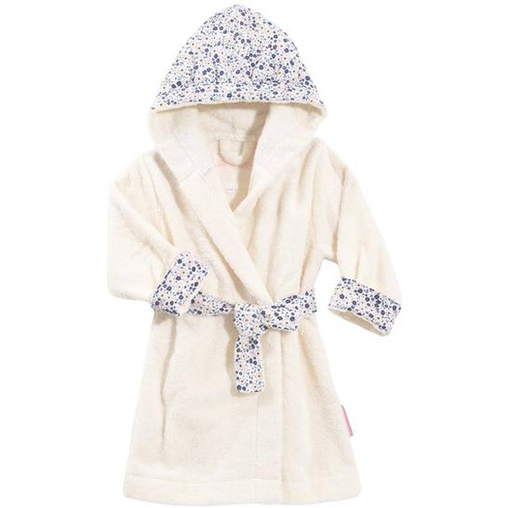 Peignoir Enfant Coton Bio Blanc Cassé