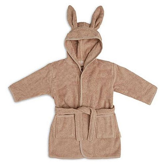 Peignoir Enfant En Coton Marron