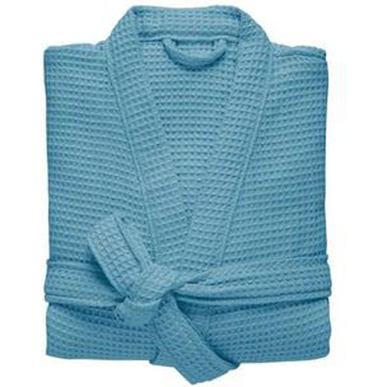Peignoir femme col kimono en coton bio, ESPRIT NID DABEILLE