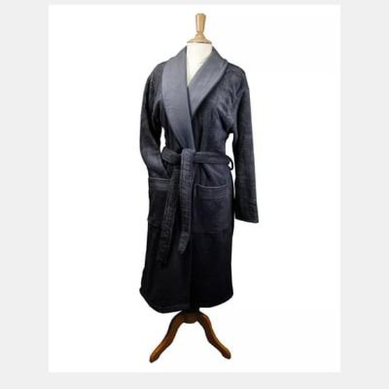Peignoir pur coton Elea anthracite