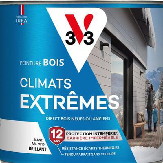Peinture Bois Climats Extrêmes® Brillant vert basque 2 L