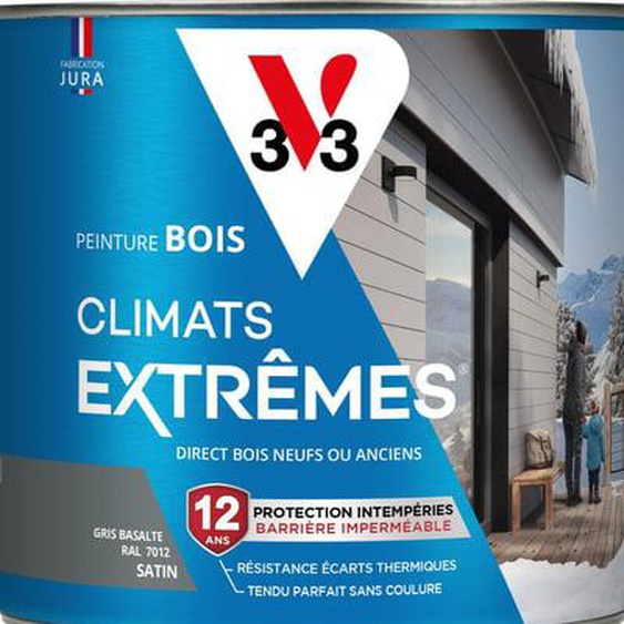 Peinture Bois Climats Extrêmes® Satin vert bruyere 2 L