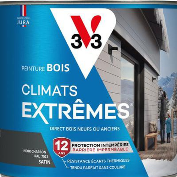 Peinture Bois Climats Extrêmes® Satin vert bruyere 2 L
