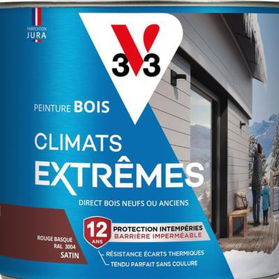 Peinture Bois Climats Extrêmes® Satin vert bruyere 2 L