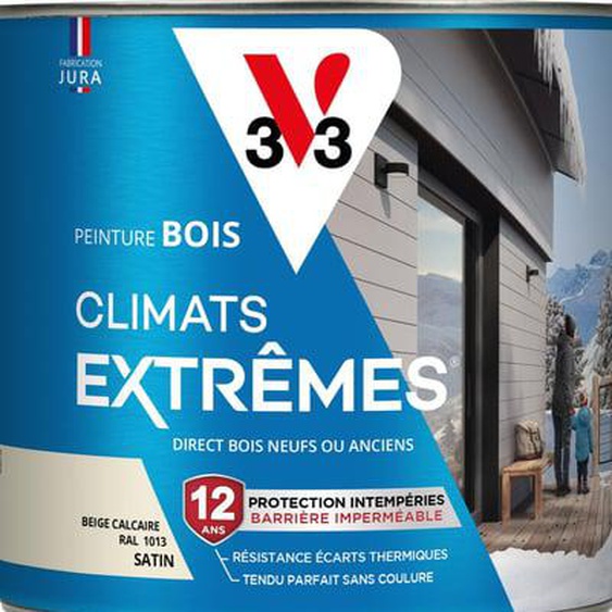Peinture Bois Climats Extrêmes® Satin vert bruyere 2 L