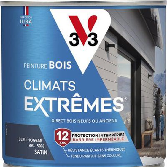 Peinture Bois Climats Extrêmes® Satin vert bruyere 0,5 L