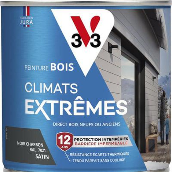 Peinture Bois Climats Extrêmes® Satin vert bruyere 0,5 L