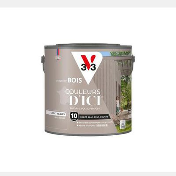 Peinture extérieure bois Couleurs dIci® Velours beige nature