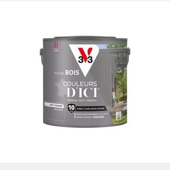 Peinture extérieure bois Couleurs dIci® Velours beige nature