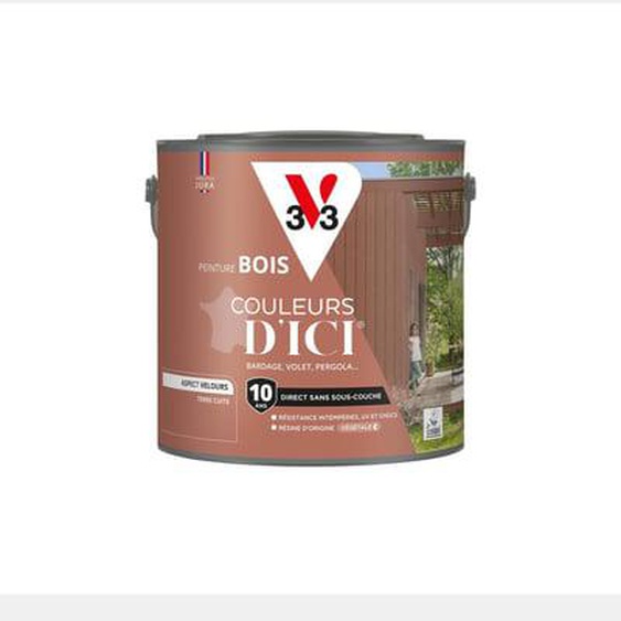 Peinture extérieure bois Couleurs dIci® Velours beige nature