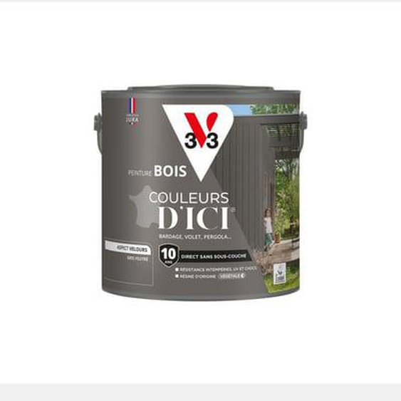 Peinture extérieure bois Couleurs dIci® Velours beige nature