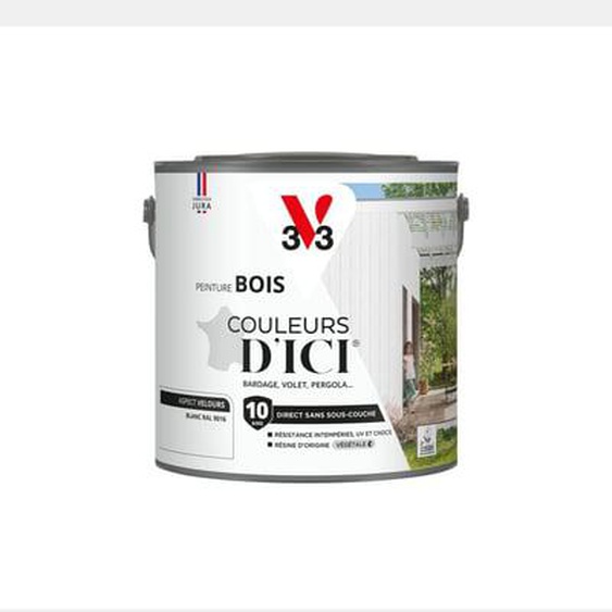 Peinture extérieure bois Couleurs dIci® Velours beige nature