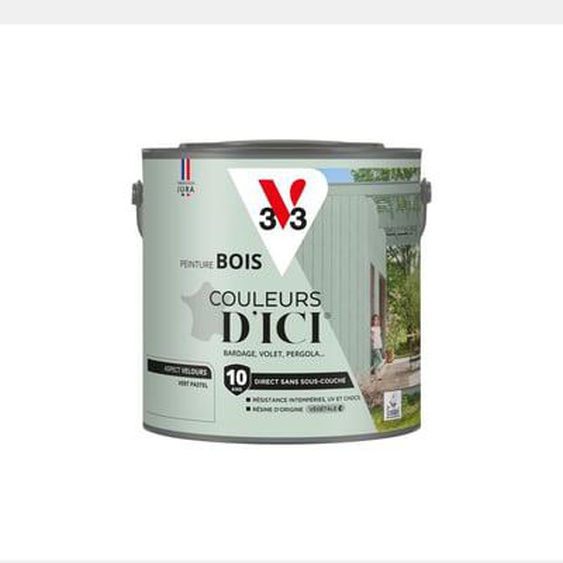 Peinture extérieure bois Couleurs dIci® Velours beige nature