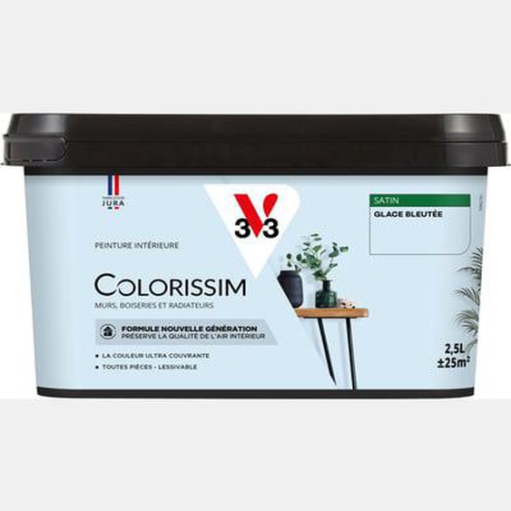 Peinture intérieure Colorissim Satin Argile kaki 2,5L