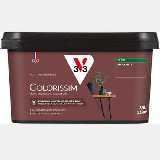 Peinture intérieure Colorissim Satin Argile kaki 2,5L