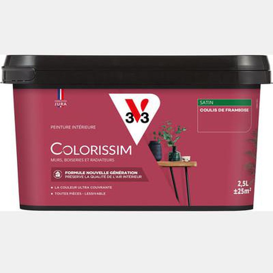 Peinture intérieure Colorissim Satin Argile kaki 2,5L