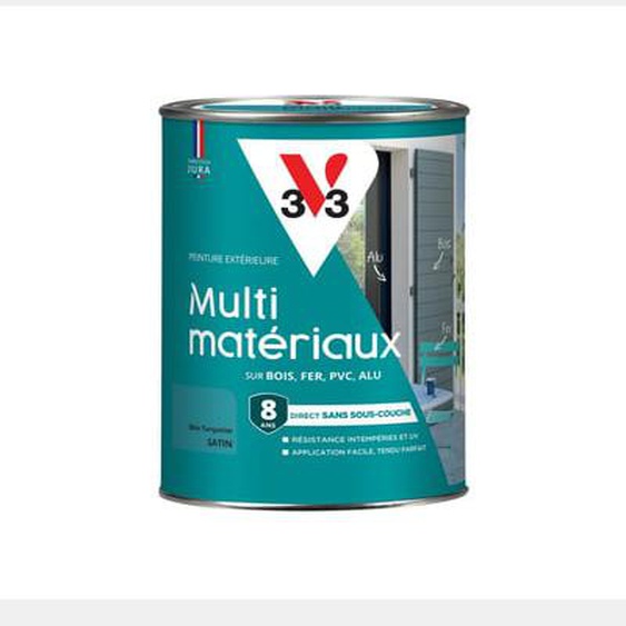 Peinture Multi-Matériaux Satin gris bleuté 1,5 L