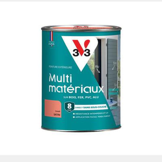 Peinture Multi-Matériaux Satin gris bleuté 1,5 L