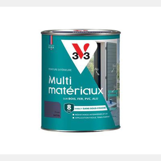 Peinture Multi-Matériaux Satin gris bleuté 1,5 L