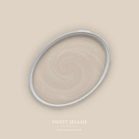 Peinture murale beige mat | The Color Kitchen Sweet Sesame | Peinture à leau exclusive pour intérieur, haut pouvoir couvrant | 2,5 litres