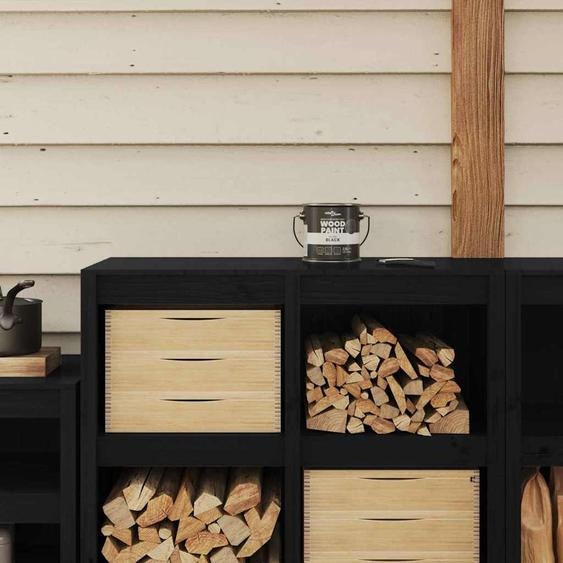 Peinture pour bois Noir 16,5 x 16,5 x 15,9 cm Impression murale