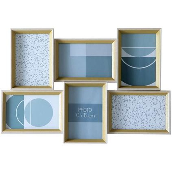 Pêle-mêle 6 cadre-photos bois -