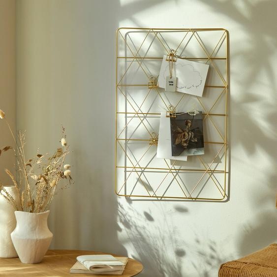 Pêle-mêle filaire doré -