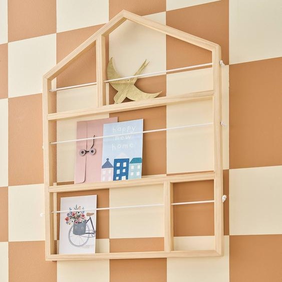 Pêle-mêle maison en bois beige