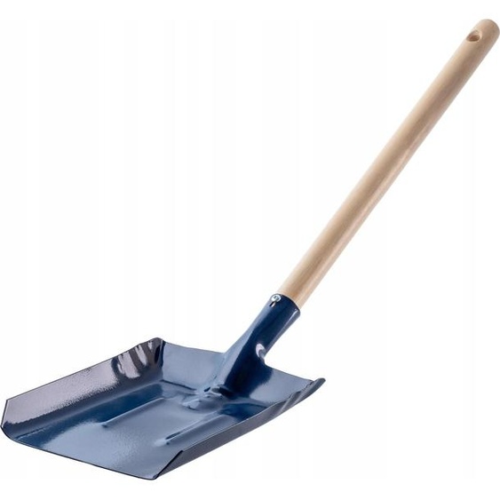 Pelle à cendres - Pelle à charbon - Métal - Pour poêle, cheminée et cuisinière - Pour charbon - Bleu