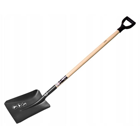 Pelle à charbon Verkatto VR-7523, manche bois verni, V-PLUS