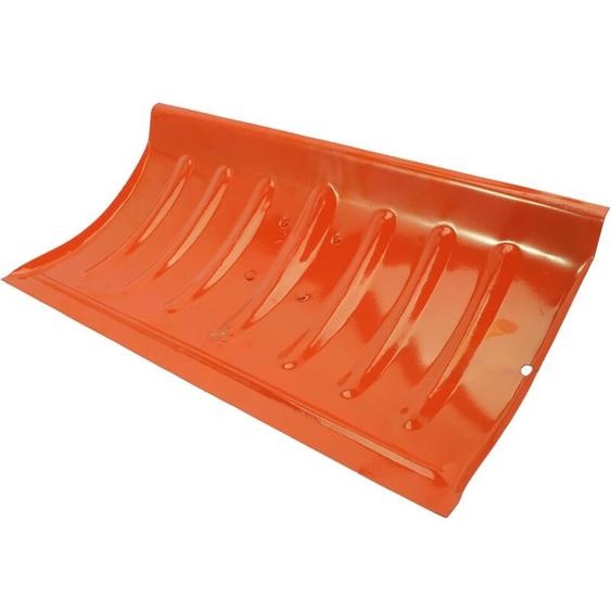 Pelle à neige, poussoir à neige épaissi en acier au manganèse, grande pelle à neige, outil de déneigement (orange)