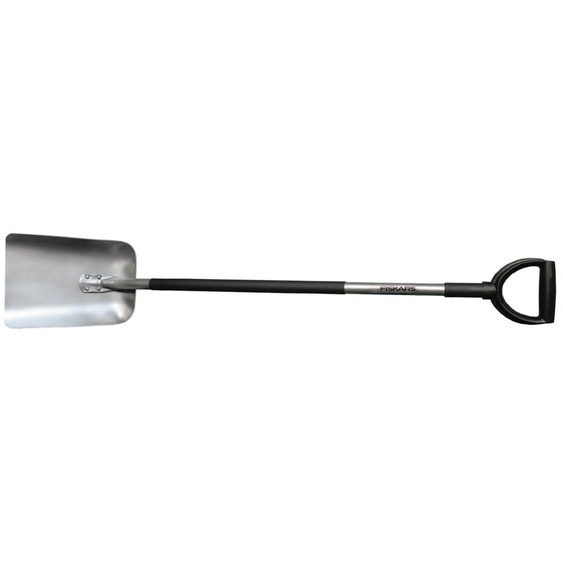Pelle de jardin tête en acier au bore manche aluminium FISKARS 132500