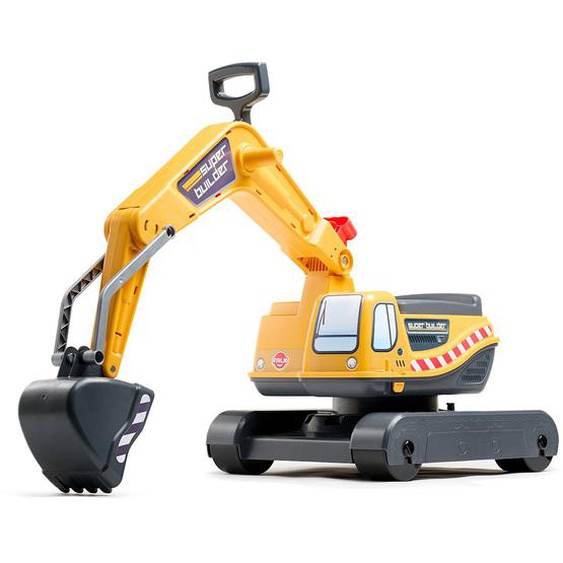 Pelleteuse Super Builder Entièrement Articulée Avec Assise Ouvrante Jaune