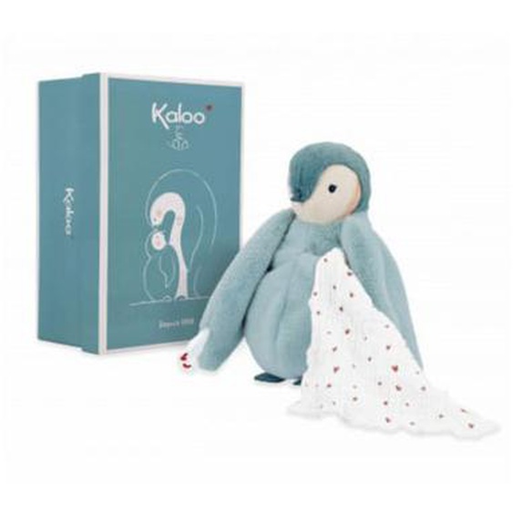 Peluche a bisous manchot - vert