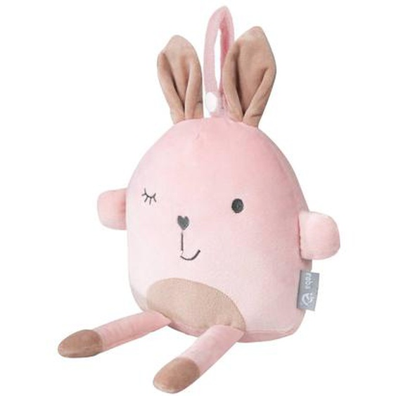 Peluche À Suspendre Pour Arche Déveil Ou Poussette Rose Pastel / Lapin