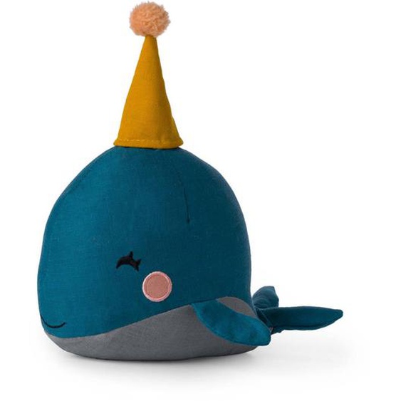 Peluche Baleine Dans Un Coffret Cadeau Bleu