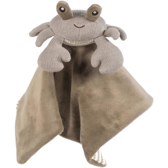 Peluche Bébé En Tricot Et Velours Côtelé – Douce Et Écoresponsable Dès La Naissance Gris Marron, Blanc