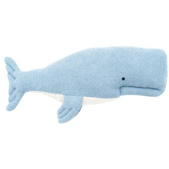 Peluche Béluga En Tissu Doux Océan Light Blue