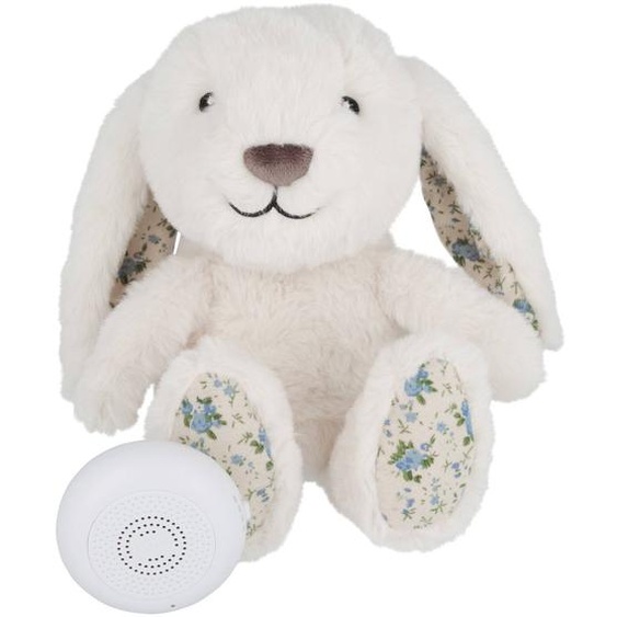 Peluche Bruit Blanc Milo Le Lapin Blanc, Bleu