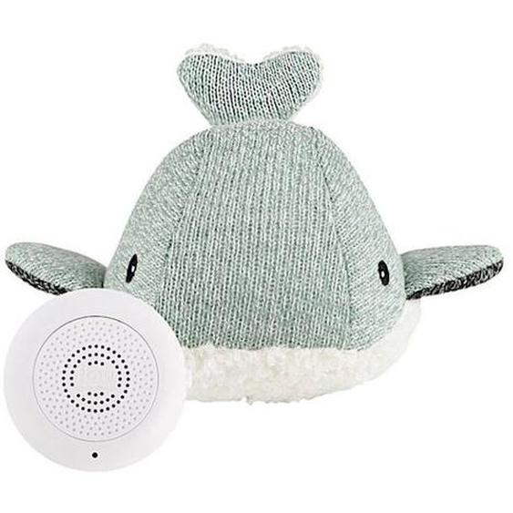 Peluche Bruit Blanc Moby La Baleine Verte Vert