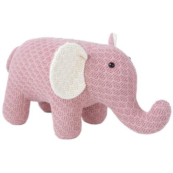 Peluche Éléphant Mini En Coton Pink
