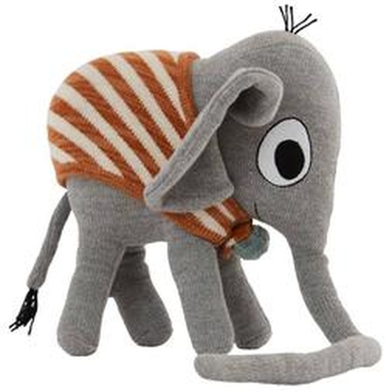 Peluche En Coton Et Polyester Marron
