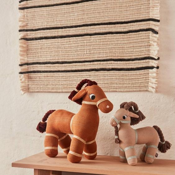 Peluche En Coton Et Polyester Marron