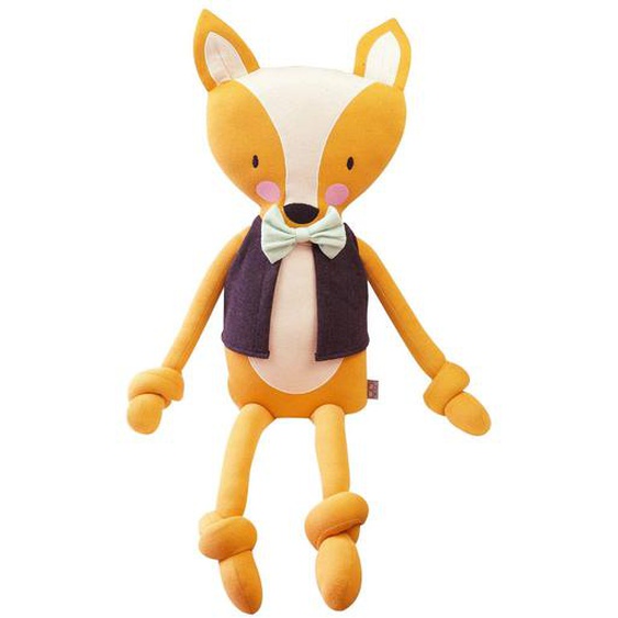 Peluche Géante En Coton Renard Orange