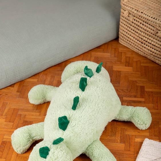 Peluche Géante Hector Le Stégosaure - Made In France Vert