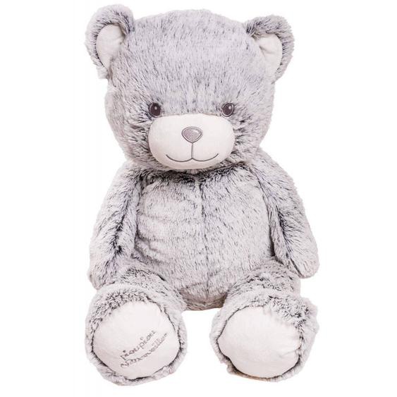 Peluche Géante Ours Gaston Gris - Made In France Gris