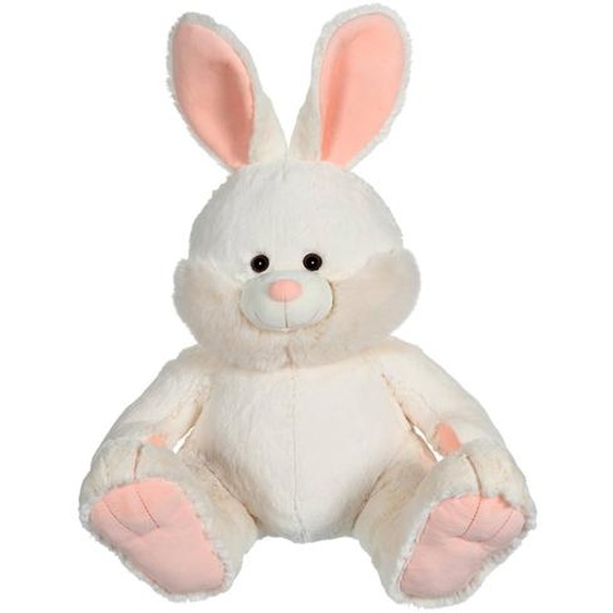 Peluche Lapin 40 Cm Beige