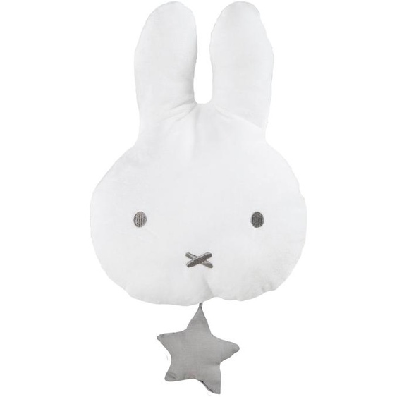 Peluche Lapin Avec Mécanisme Musical Amovible Miffy® Blanc Et Gris
